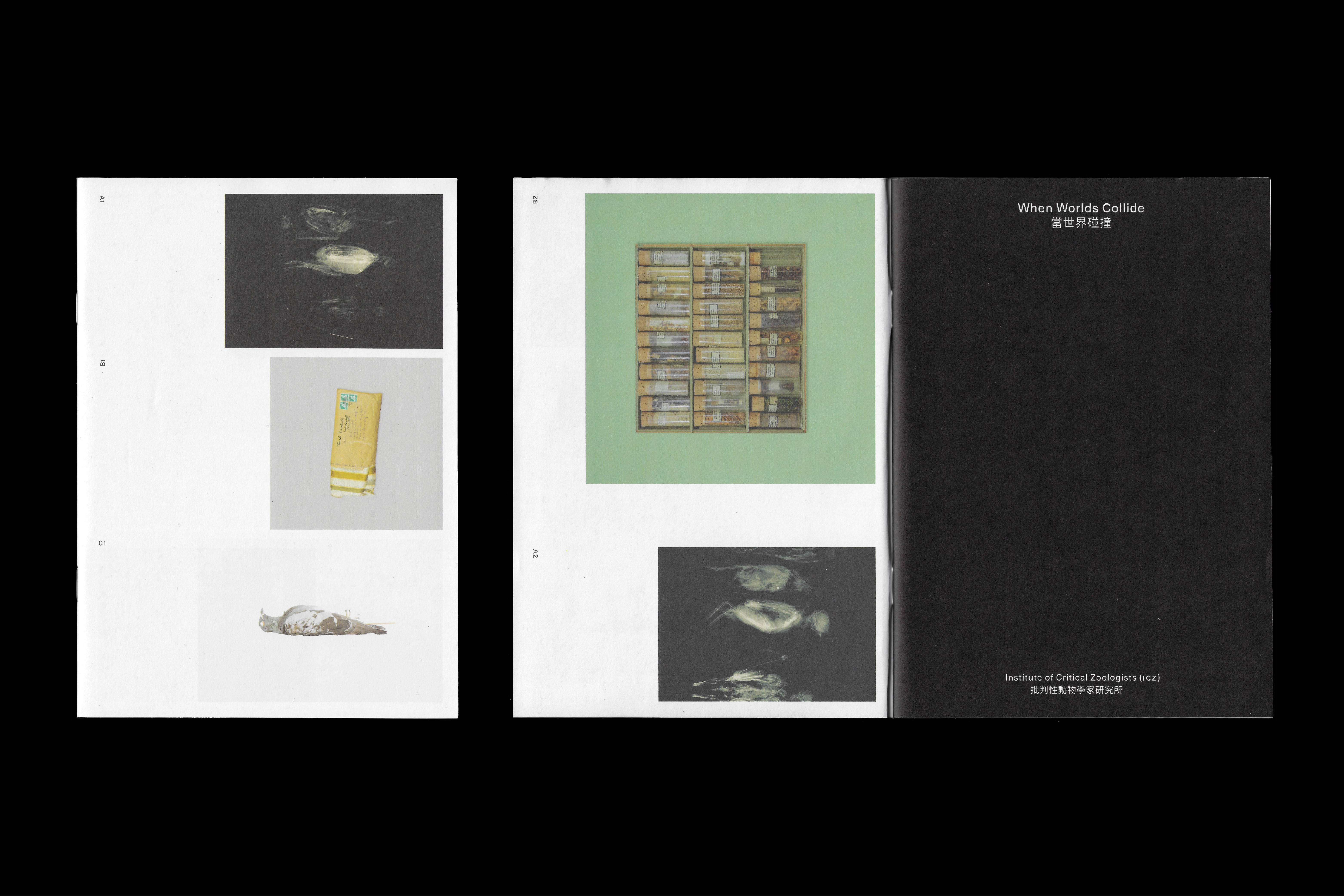 963 When Worlds Collide (exhibition publication), for Robert Zhao Renhui and Taipei Biennial 2018